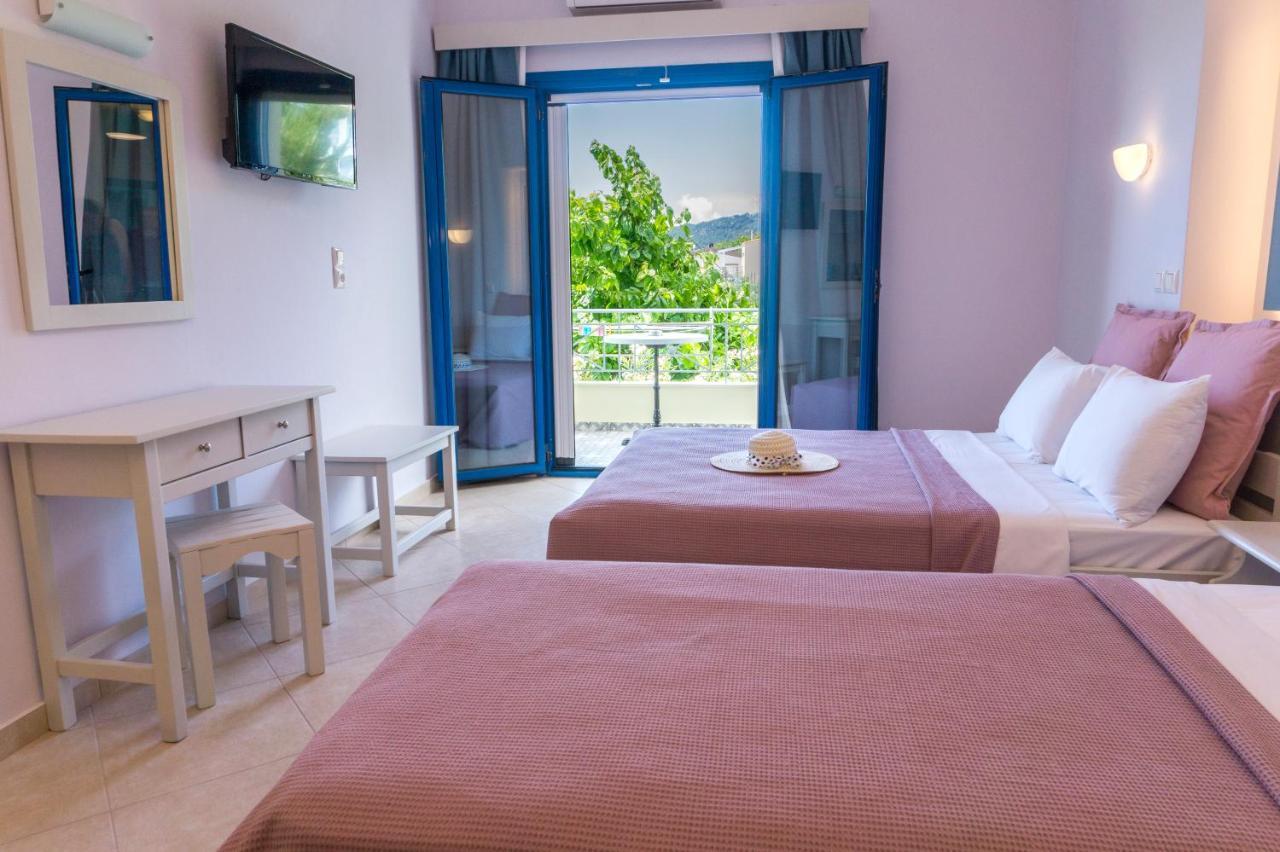 Hotel Loukas Vrachos Paralia Vrachou Buitenkant foto
