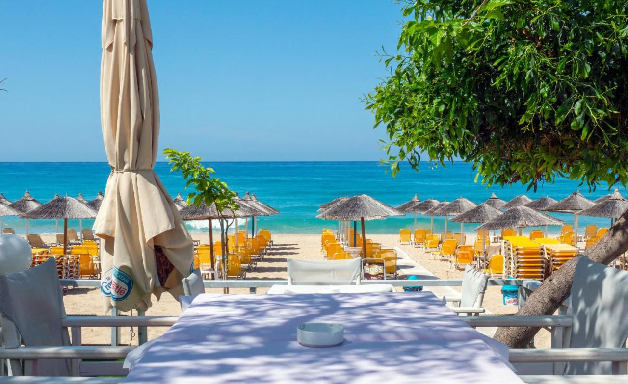 Hotel Loukas Vrachos Paralia Vrachou Buitenkant foto