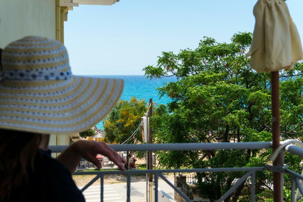 Hotel Loukas Vrachos Paralia Vrachou Buitenkant foto