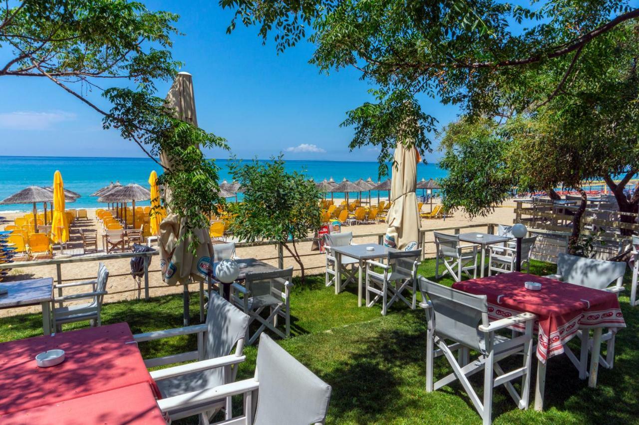 Hotel Loukas Vrachos Paralia Vrachou Buitenkant foto